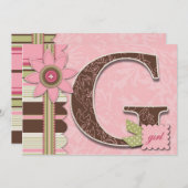 Gガール招待状 招待状 (正面/裏面)