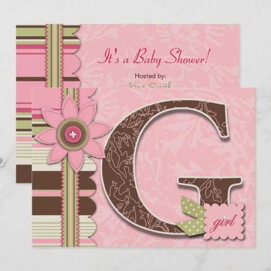 Gガール招待状 招待状 (正面/裏面)