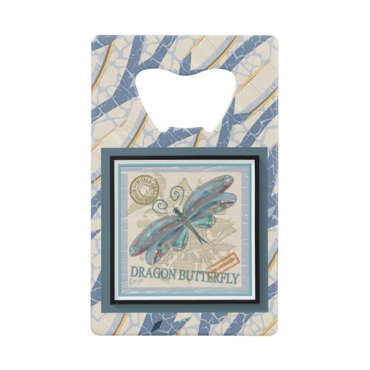 Gクリエイションオフィスのドラゴンフライ クレジットカード栓抜き (正面)