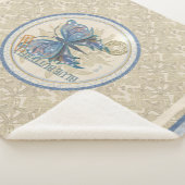 Gクリエーションオフィスバタフライフリースブランケット シェルパブランケット (3/4)