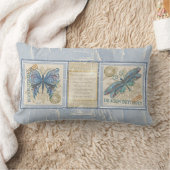 Gクリエーションオフィスバタフライ装飾用クッション ランバークッション (ブランケット)