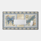 Gクリエーションオフィスバタフライ デスクマット (キーボード&マウス)