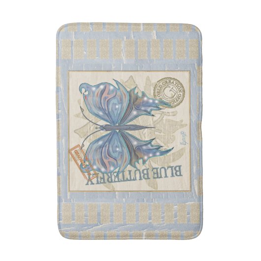 Gクリエーションオフィスバタフライ バスマット (正面縦)