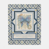 Gクリエーションオフィスバタフライ フリースブランケット (正面)