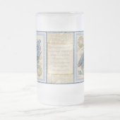 Gクリエーションオフィスバタフライ フロストグラスビールジョッキ (中央)