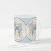 Gクリエーションオフィスバタフライ フロストグラスマグカップ (正面右)