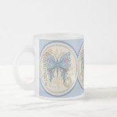 Gクリエーションオフィスバタフライ フロストグラスマグカップ (左)