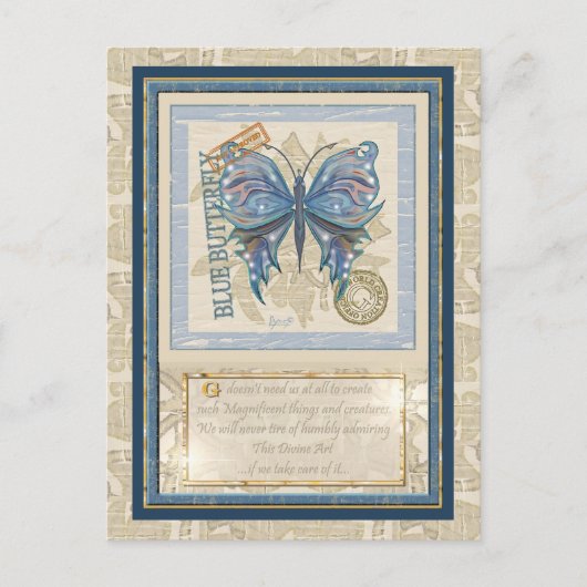 Gクリエーションオフィスバタフライ ポストカード (正面)