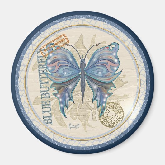 Gクリエーションオフィスバタフライ マグネット (正面)