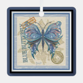 Gクリエーションオフィスバタフライ メタルオーナメント (正面)