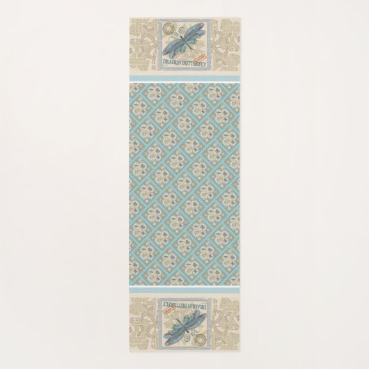 Gクリエーションオフィスバタフライ ヨガマット (裏面)