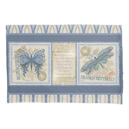 Gクリエーションオフィスバタフライ 枕カバー (正面)