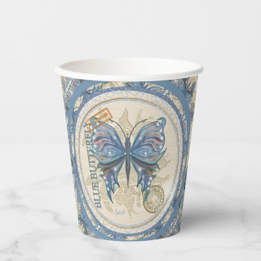 Gクリエーションオフィスバタフライ 紙コップ (正面)