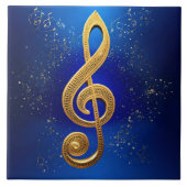 Gクレフ、 音符記号 タイル (正面)