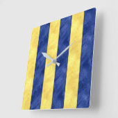 Gゴルフ水彩信号航海の海上国旗 スクエア壁時計 (傾斜)