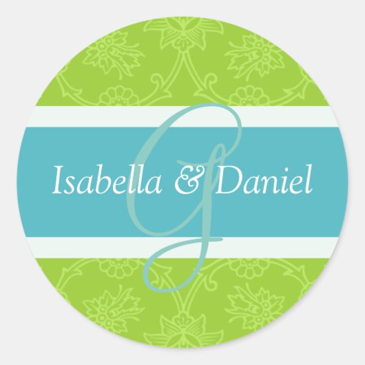 Gシナ用モノグラム ラウンドシール (正面)