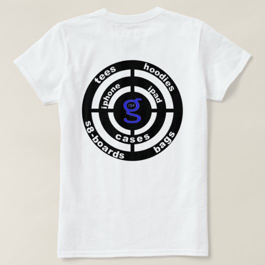 Gターゲットロゴシャツ Tシャツ (デザイン裏面)