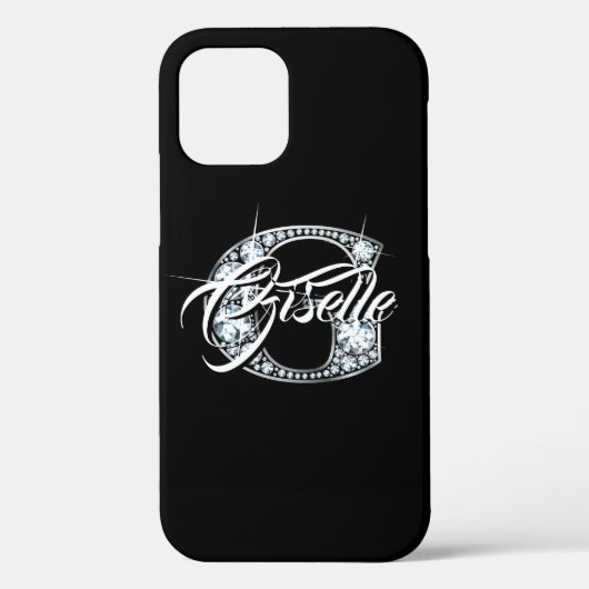 Gダイヤフェイクモンドきらきら光るモノグラム Case-Mate iPhoneケース (裏面)