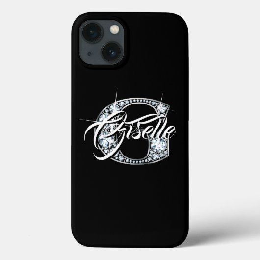 Gダイヤフェイクモンドきらきら光るモノグラム Case-Mate iPhoneケース (裏面)