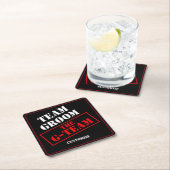 Gチームのチームグルーミング スクエアペーパーコースター (インサイチュ)