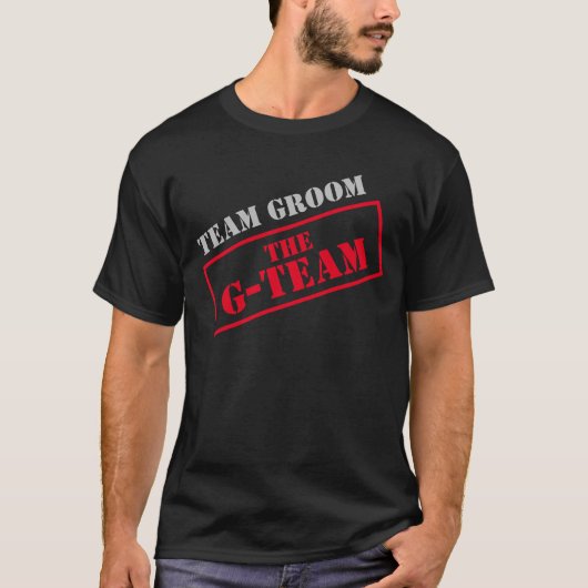 Gチームのチームグルーム Tシャツ (正面)