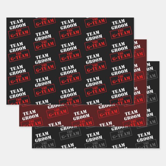 Gチームのチームルーム ラッピングペーパーシート (セット)