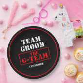 Gチームグルーミング ペーパープレート (パーティー)