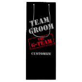 Gチームグルーミング ワインギフトバッグ (正面)