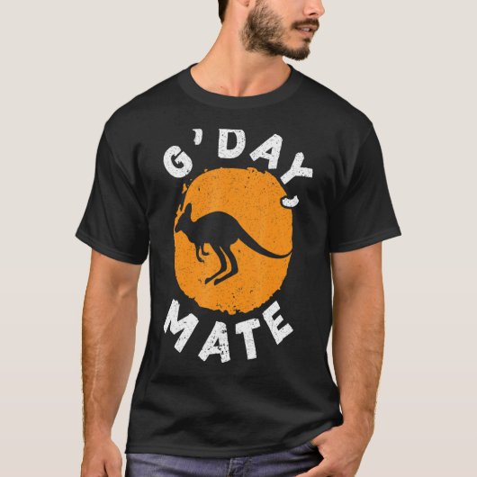 G'デイメイトKangarooオーストラリアAustralian Aussie V Tシャツ (正面)