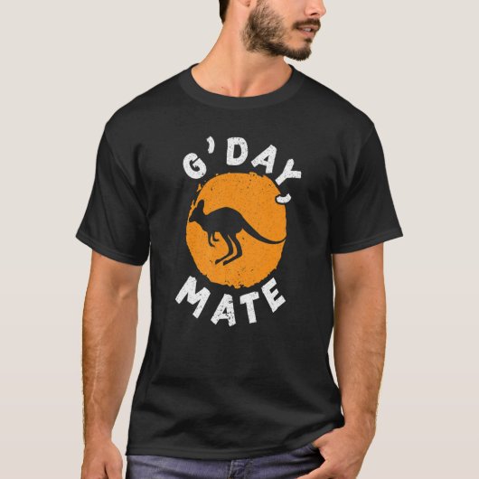 G'デイメイトKangarooオーストラリアAustralian Aussie V Tシャツ (正面)