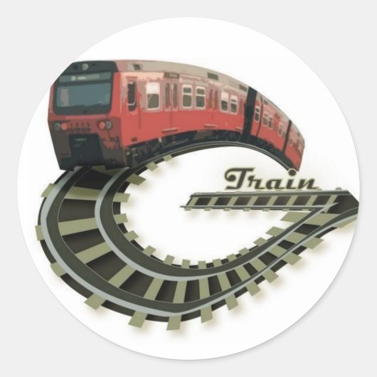 Gトレインロゴスリッカー ラウンドシール (正面)