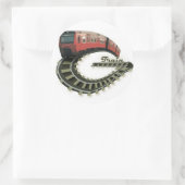 Gトレインロゴスリッカー ラウンドシール (バッグ)