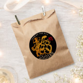 Gドッグペーパーカット2018中国のクラフト好意B フェイバーバッグ (クリップ留めされた状態)