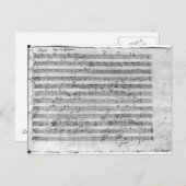 Gバイオ専攻のリン、ハープシコードおよびvioloncello 3 ポストカード (正面/裏面)