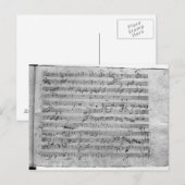 Gバイオ専攻のリン、ハープシコード、ビオロンチェロ ポストカード (正面/裏面)