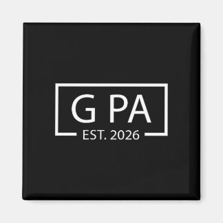Gパパに昇格2026年ベビー発表ケット マグネット