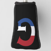 Gモノグラムはbk pccnt上のNLDフラグにオーバーレイ ゴルフヘッドカバー (回転90)