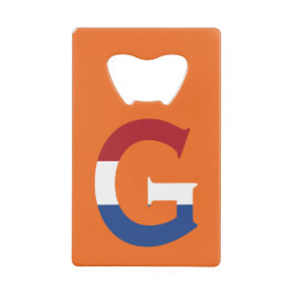 GモノグラムはNLDフラグ上またはbocnt上にオーバーレイ クレジットカード栓抜き