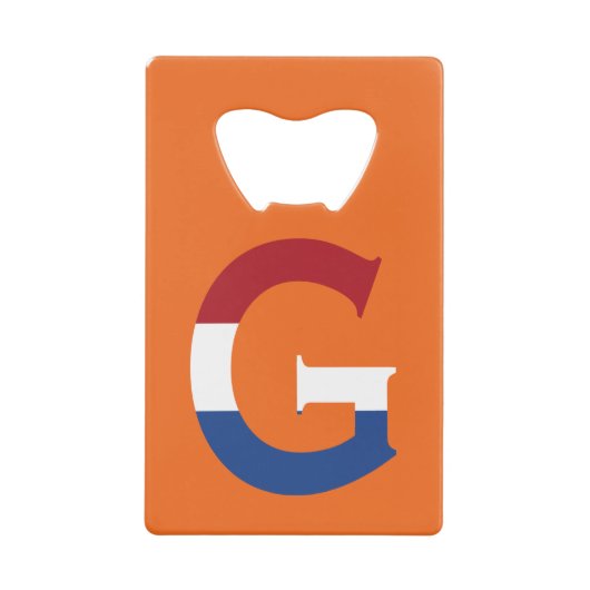 GモノグラムはNLDフラグ上またはbocnt上にオーバーレイ クレジットカード栓抜き (正面)