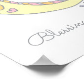 Gモノグラムアートグレース女の子の名前の意味ポスター ポスター (角)