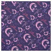 Gモノグラムパーソナライズされたと名前Gillian生地 ファブリック (見本)