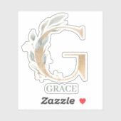 Gモノグラムフローラ パーソナライズされた シール (シート)