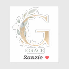 Gモノグラムフローラ パーソナライズされた シール