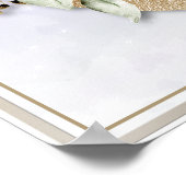 Gモノグラムブルゴーニュフローラポスター ポスター (角)