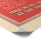 GワシントンインスタントコーヒーWW1ヴィンテージ愛国的 ポスター (角)