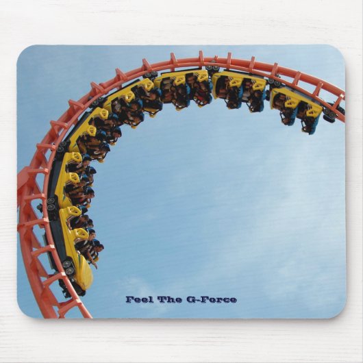 G力を感じて下さい マウスパッド (正面)