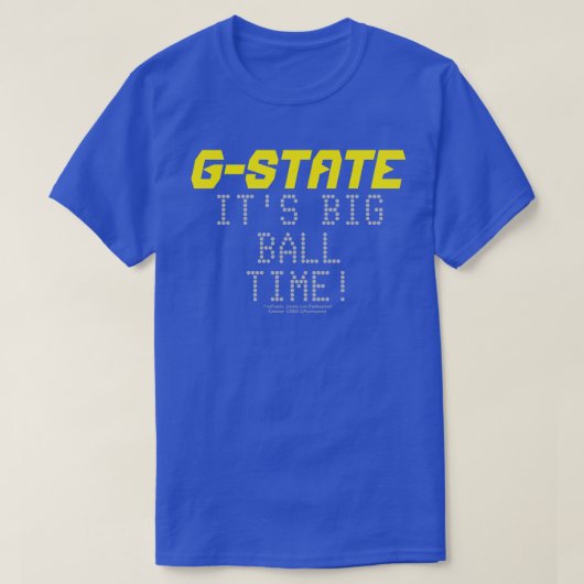 G州:ビッグボールタイムTシャツ Tシャツ (デザイン正面)
