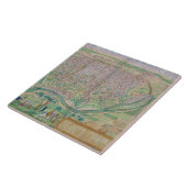 G著「Civitates Orbis Terrarum」カイロ地図 タイル (側面)