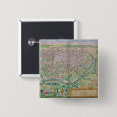 G著「Civitates Orbis Terrarum」カイロ地図 缶バッジ (正面&裏面)