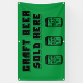 G販売のクラフトビール 横断幕 (縦)
